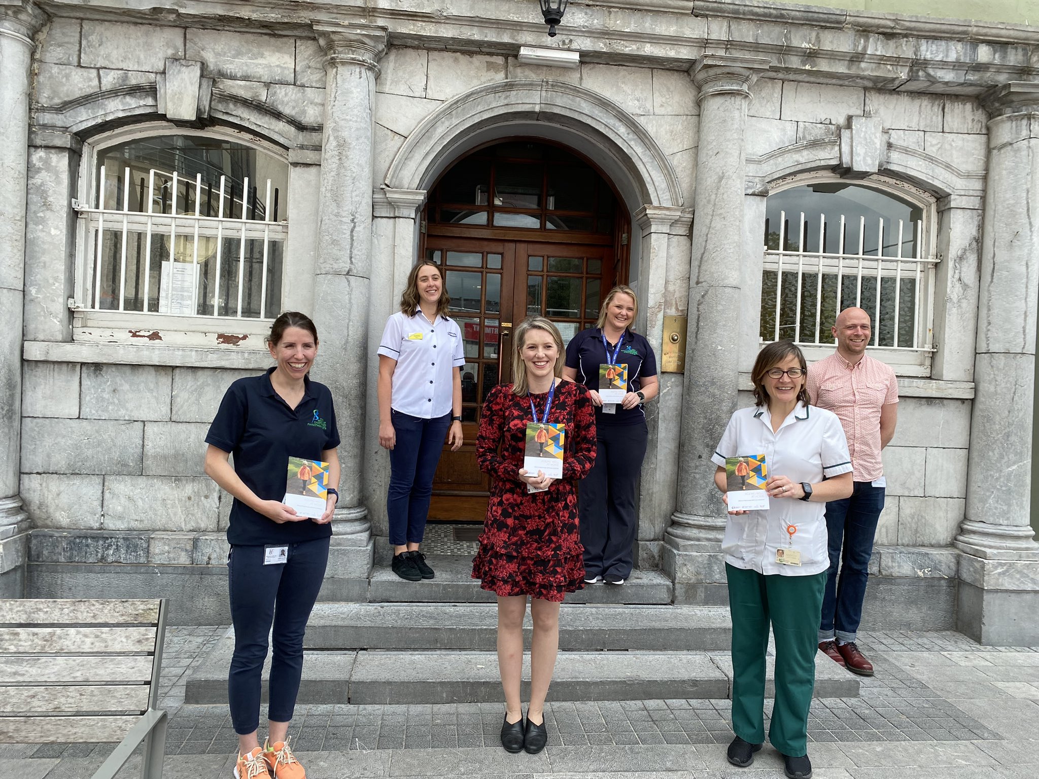 HSCPs pictured at Ageing well booklet launch